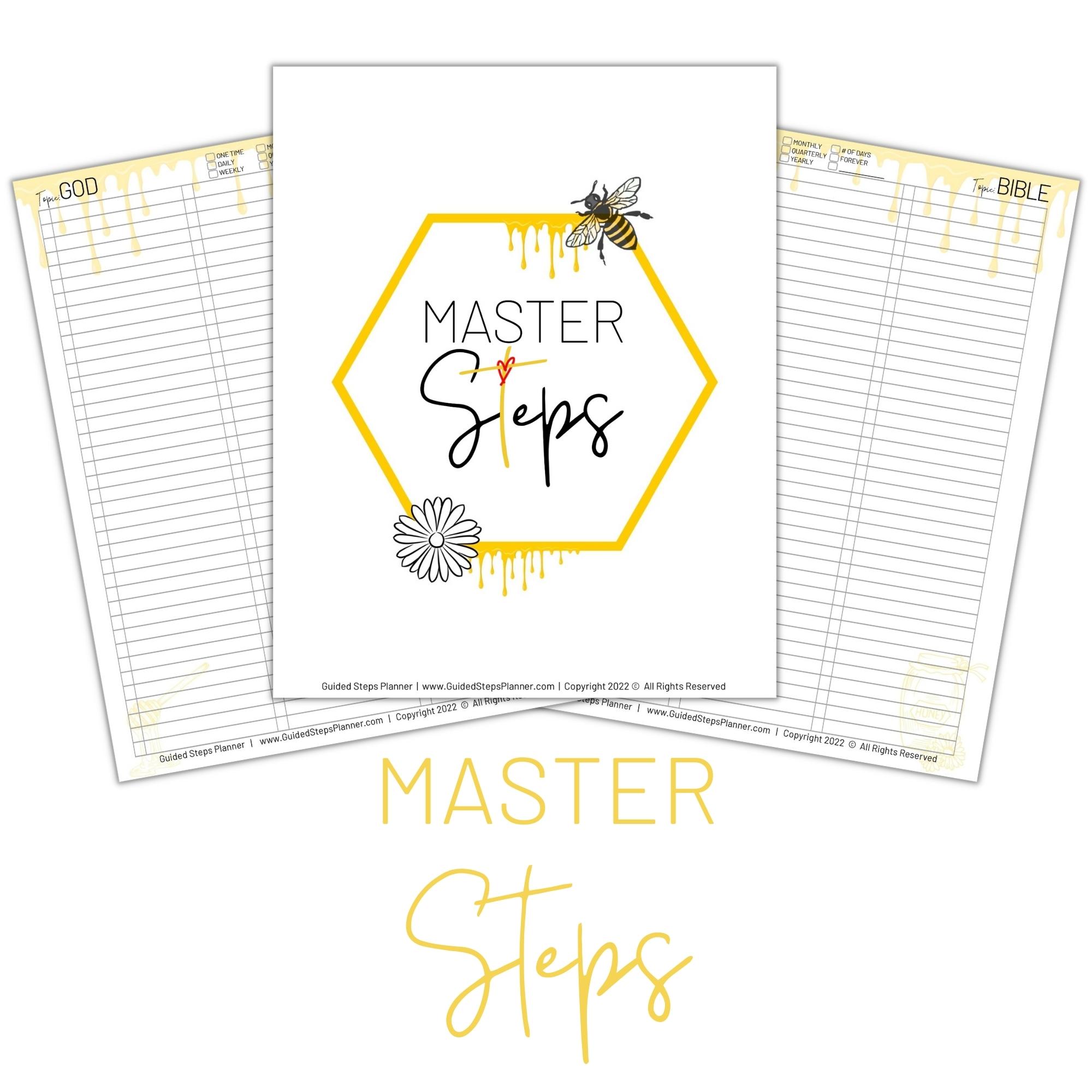 Guided Steps Planner Guided Steps Planner